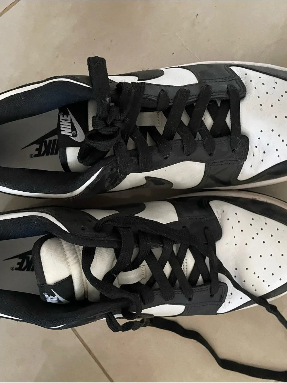 Nike Black and White Low-Top Sneakers - Classic Two-Tone